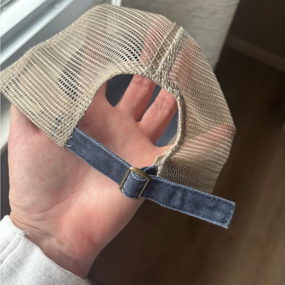 Blue Trucker Hat with Fun Graphic - Picture 3 of 5